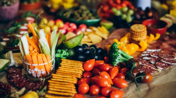 Fresh fruits and vegetables
